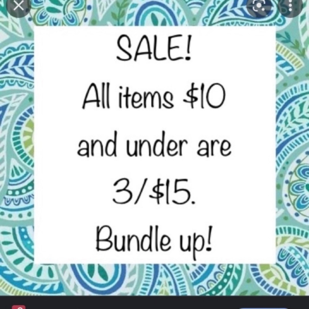 3/$15.00 Bundle